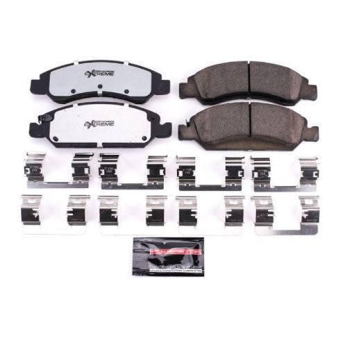 Picture of Power Stop 2008 Chevrolet Avalanche Front Z36 Truck Tow Brake Pads wHardware