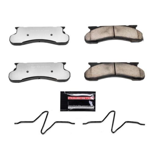 Picture of Power Stop 76 - 91 Ford E - 250 Front Z36 Truck Tow Brake Pads wHardware