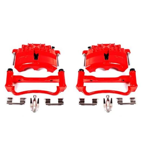Picture of Power Stop 03 - 04 Ford Mustang Front Red Calipers wBrackets - Pair