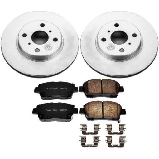 Picture of Power Stop 01 - 05 Toyota Echo Front Z17 Evolution Geomet Coated Brake Kit