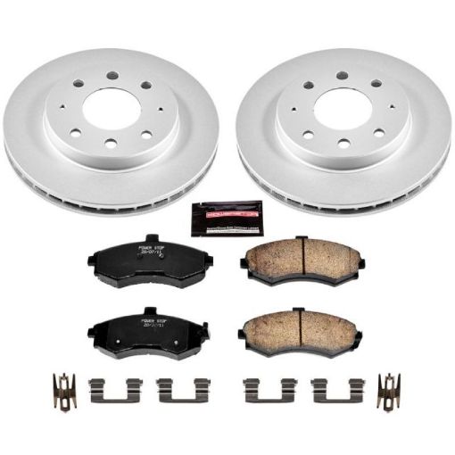 Picture of Power Stop 02 - 05 Hyundai Elantra Front Z17 Evolution Geomet Coated Brake Kit