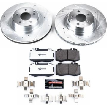 Picture of Power Stop 00 - 03 Mercedes - Benz CL500 Front Z26 Street Warrior Brake Kit