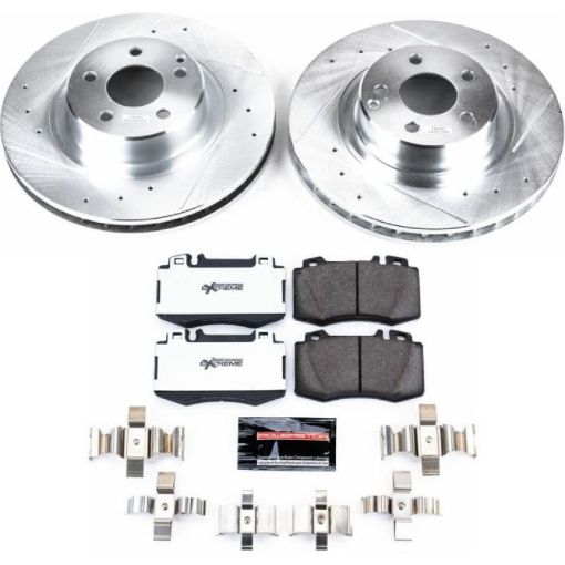 Picture of Power Stop 00 - 03 Mercedes - Benz CL500 Front Z26 Street Warrior Brake Kit