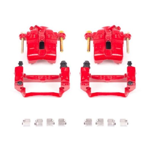 Picture of Power Stop 94 - 97 Mazda Miata Front Red Calipers wBrackets - Pair