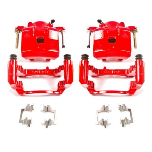 Picture of Power Stop 05 - 08 Chevrolet Cobalt Front Red Calipers wBrackets - Pair