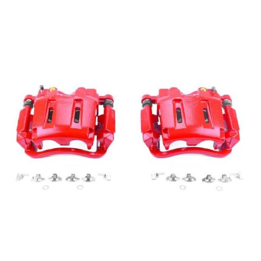 Picture of Power Stop 05 - 12 Ford F - 250 Super Duty Front Red Calipers wBrackets - Pair