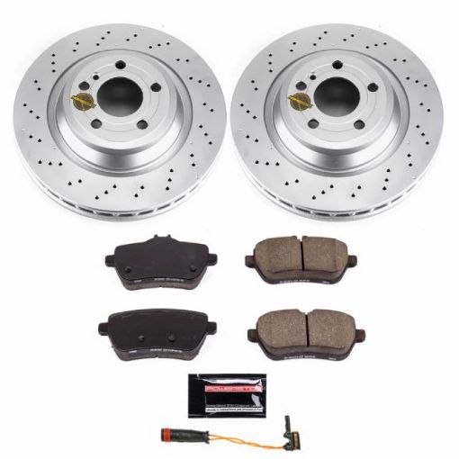 Picture of Power Stop 15 - 16 Mercedes - Benz SL400 Rear Z23 Evolution Sport Coated Brake Kit