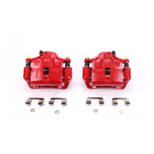 Picture of Power Stop 04 - 05 Hyundai Sonata Front Red Calipers wBrackets - Pair