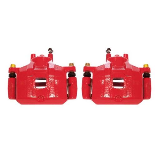 Picture of Power Stop 08 - 17 Mitsubishi Lancer Front Red Calipers wBrackets - Pair
