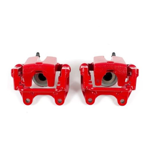 Picture of Power Stop 09 - 10 Dodge Challenger Rear Red Calipers wBrackets - Pair