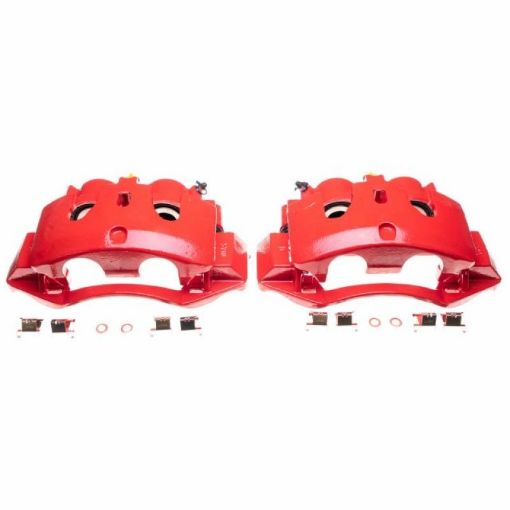 Picture of Power Stop 11 - 16 Chevrolet Silverado 3500 HD Rear Red Calipers - Pair