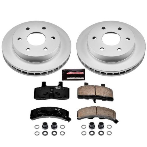 Picture of Power Stop 99 - 00 Cadillac Escalade Front Z17 Evolution Geomet Coated Brake Kit