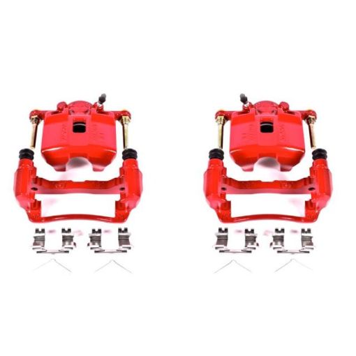 Picture of Power Stop 02 - 06 Acura RSX Front Red Calipers wBrackets - Pair