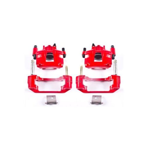 Picture of Power Stop 94 - 98 Ford Mustang Front Red Calipers wBrackets - Pair