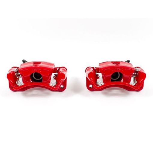 Picture of Power Stop 95 - 05 Chrysler Sebring Rear Red Calipers wBrackets - Pair