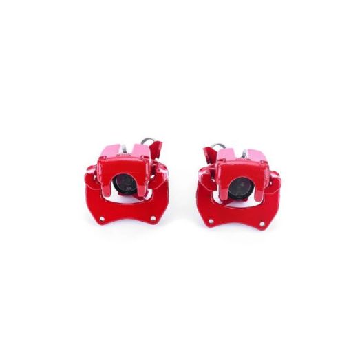 Picture of Power Stop 00 - 04 Audi A6 Quattro Rear Red Calipers wBrackets - Pair