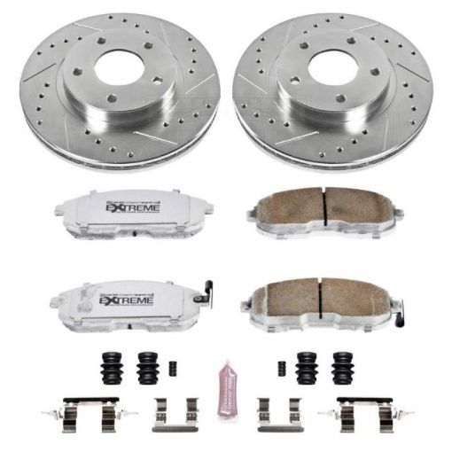 Picture of Power Stop 00 - 01 Infiniti I30 Front Z26 Street Warrior Brake Kit
