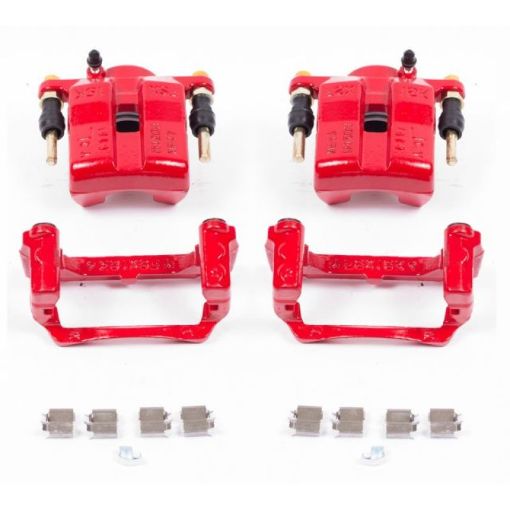 Picture of Power Stop 06 - 15 Mazda MX - 5 Miata Front Red Calipers wBrackets - Pair