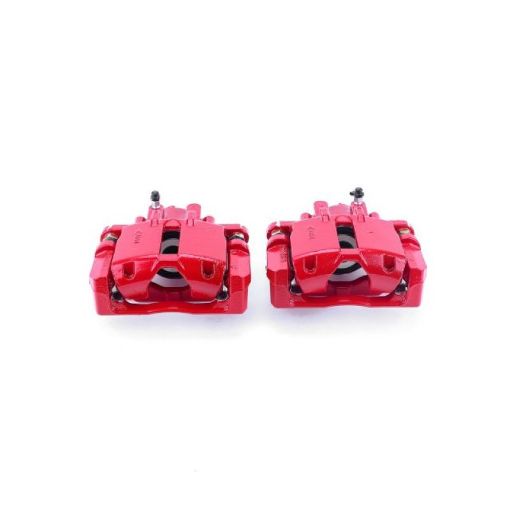 Picture of Power Stop 03 - 07 Cadillac CTS Rear Red Calipers wBrackets - Pair