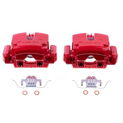 Picture of Power Stop 07 - 18 BMW X5 Rear Red Calipers wBrackets - Pair