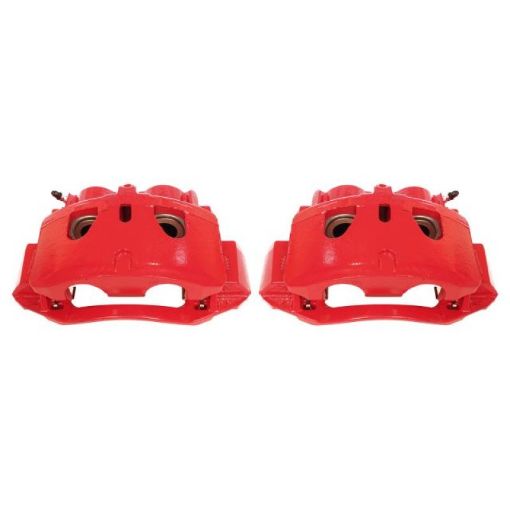 Picture of Power Stop 11 - 19 Chevrolet Silverado 2500 HD Front Red Calipers wBrackets - Pair