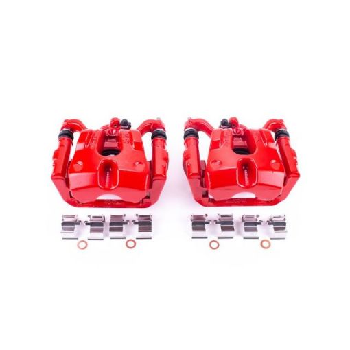 Picture of Power Stop 15 - 17 Chrysler 200 Rear Red Calipers wBrackets - Pair