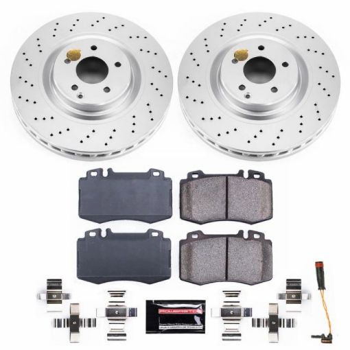Picture of Power Stop 03 - 06 Mercedes - Benz CLK500 Front Z23 Evolution Sport Coated Brake Kit