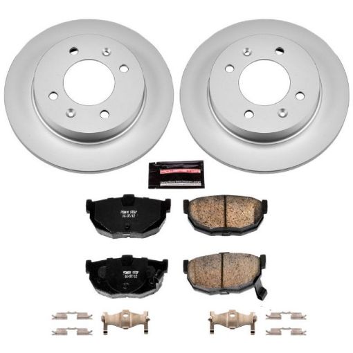 Picture of Power Stop 97 - 06 Hyundai Elantra Rear Z17 Evolution Geomet Coated Brake Kit