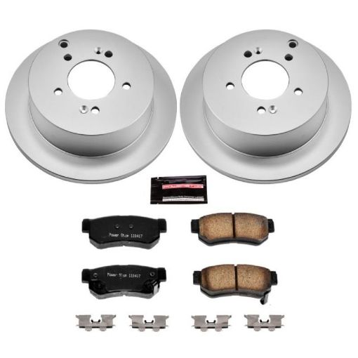 Picture of Power Stop 01 - 06 Hyundai Santa Fe Rear Z17 Evolution Geomet Coated Brake Kit