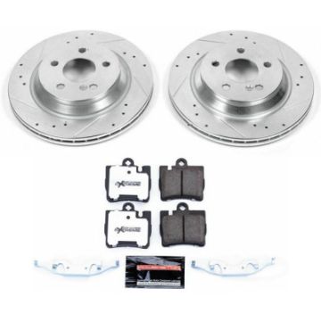 Picture of Power Stop 00 - 03 Mercedes - Benz CL500 Rear Z26 Street Warrior Brake Kit