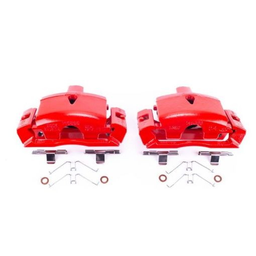 Picture of Power Stop 04 - 06 Ford E - 150 Rear Red Calipers wBrackets - Pair