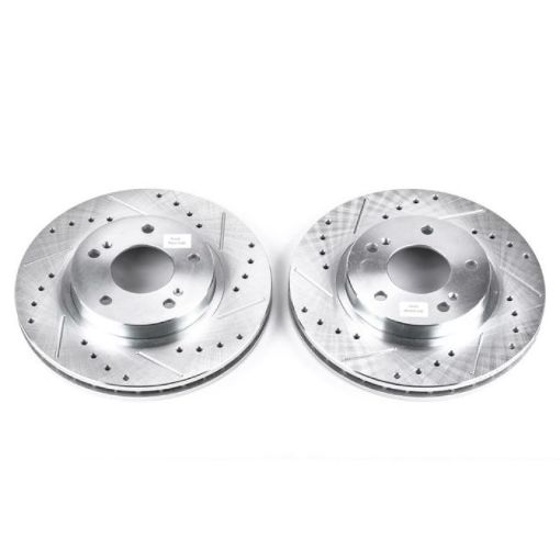 Picture of Power Stop 00 - 01 Infiniti I30 Front Evolution Drilled Slotted Rotors - Pair