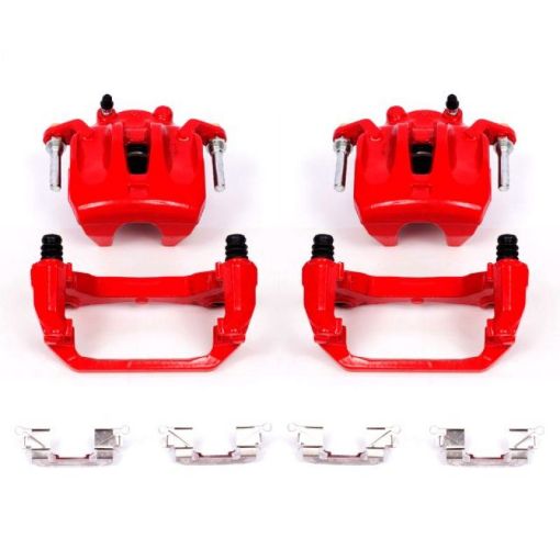 Picture of Power Stop 03 - 07 Nissan Murano Front Red Calipers wBrackets - Pair