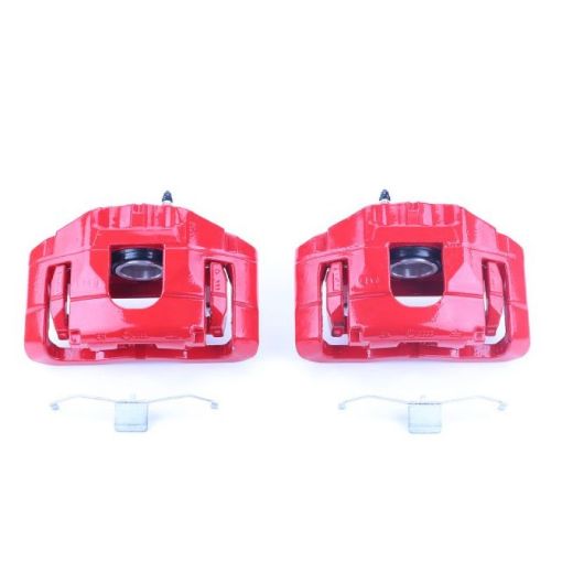 Picture of Power Stop 05 - 06 Audi A4 Front Red Calipers wBrackets - Pair