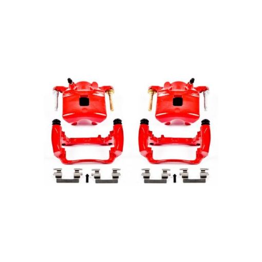 Picture of Power Stop 2007 Chevrolet Cobalt Front Red Calipers wBrackets - Pair