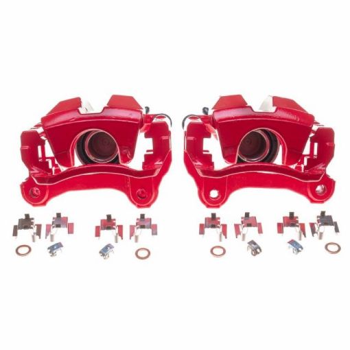 Picture of Power Stop 13 - 18 Lexus GS350 Rear Red Calipers wBrackets - Pair