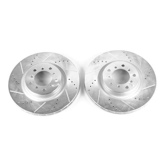 Picture of Power Stop 01 - 06 BMW M3 Front Evolution Drilled Slotted Rotors - Pair