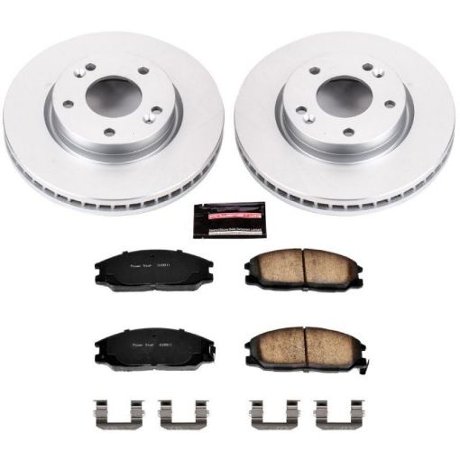 Picture of Power Stop 01 - 05 Hyundai Santa Fe Front Z17 Evolution Geomet Coated Brake Kit