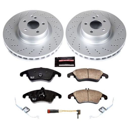 Picture of Power Stop 12 - 15 Mercedes - Benz C250 Front Z23 Evolution Sport Coated Brake Kit