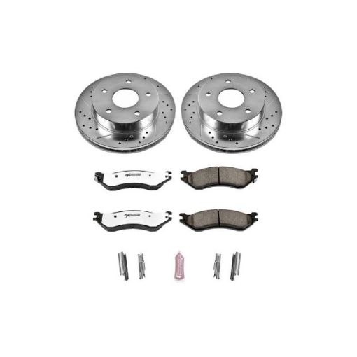 Picture of Power Stop 00 - 01 Dodge Ram 1500 Front Z36 Truck Tow Brake Kit