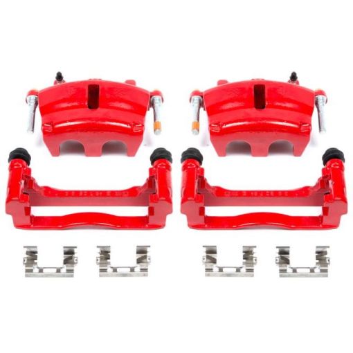 Picture of Power Stop 06 - 07 Buick Rainier Front Red Calipers wBrackets - Pair