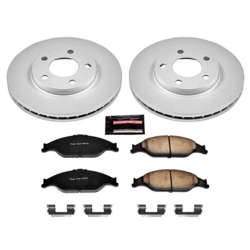 Picture of Power Stop 99 - 04 Ford Mustang Front Z17 Evolution Geomet Coated Brake Kit