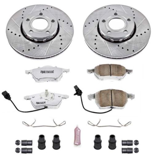 Picture of Power Stop 99 - 04 Audi A4 Front Z26 Street Warrior Brake Kit