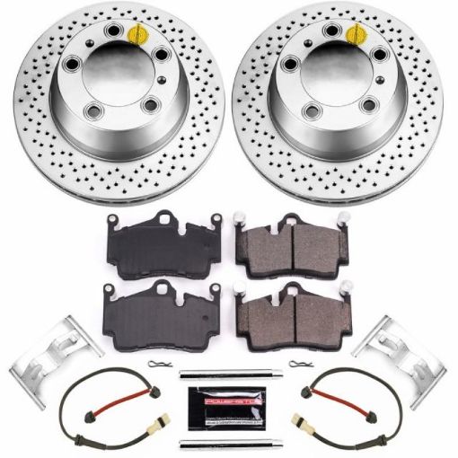 Picture of Power Stop 05 - 12 Porsche Boxster Rear Z23 Evolution Sport Coated Brake Kit