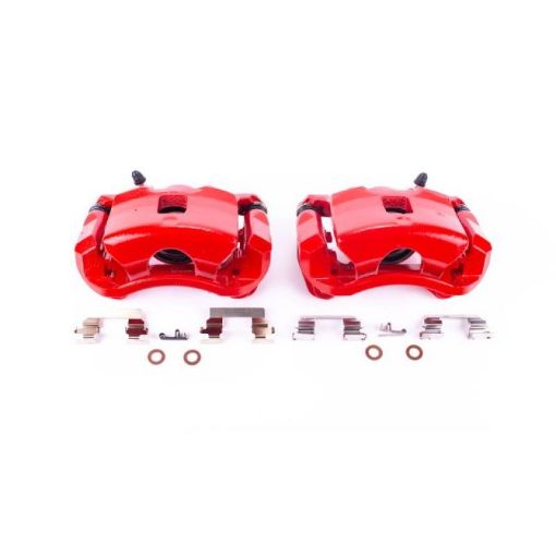 Picture of Power Stop 07 - 10 Chevrolet Cobalt Front Red Calipers wBrackets - Pair
