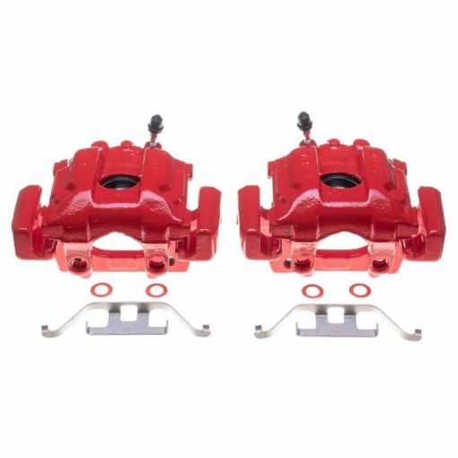 Picture of Power Stop 1995 BMW 740i Rear Red Calipers - Pair