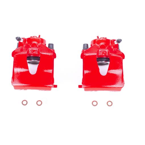 Picture of Power Stop 1998 Volkswagen Beetle Front Red Calipers - Pair