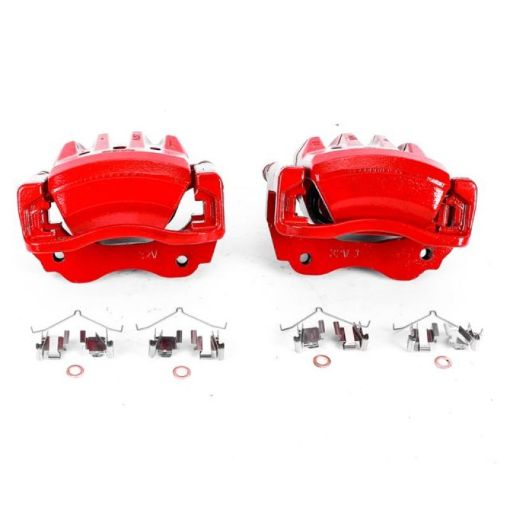 Picture of Power Stop 98 - 05 Lexus GS300 Front Red Calipers wBrackets - Pair