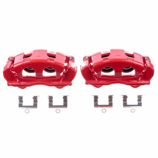 Picture of Power Stop 08 - 09 Buick Allure Front Red Calipers wBrackets - Pair