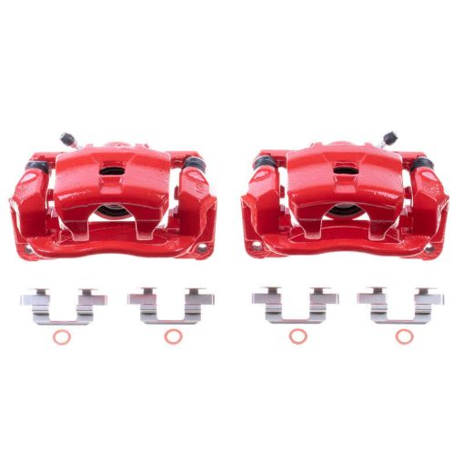 Picture of Power Stop 05 - 09 Subaru Legacy Rear Red Calipers wBrackets - Pair
